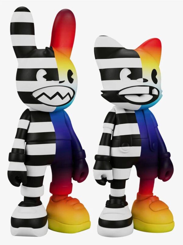 Lil' Helpers Cross Faded 15" Janky & Guggimon (Set of two) | Monkey Paw México