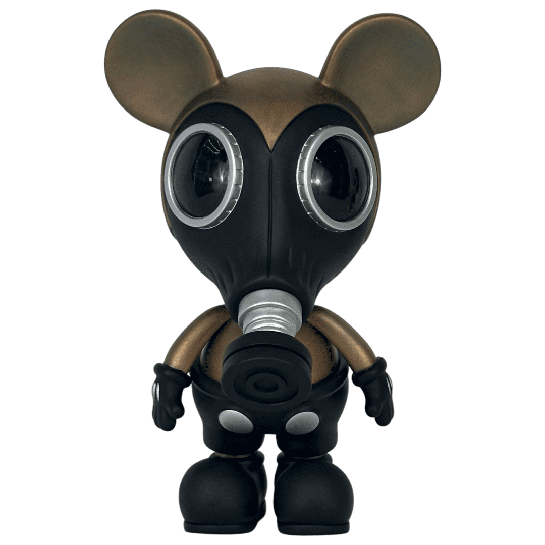 Mouse Mask Murphy Bronze Edition 10 Figure By Ron English (2015) 01 | Monkey Paw Mexico