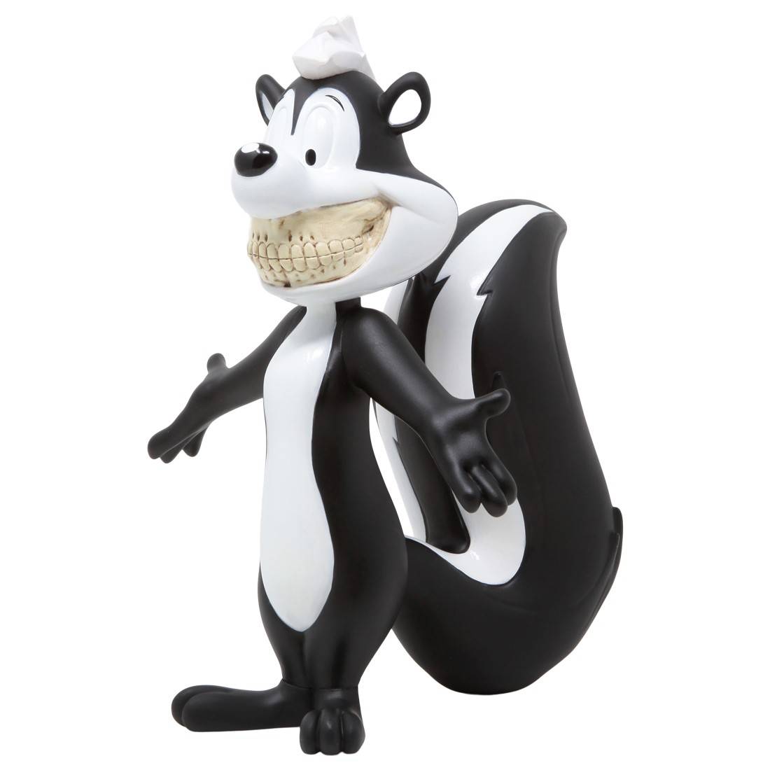 Looney Tunes Pepe Le Pew Grin 8″ Figure by Ron English ‣ Monkey Paw México