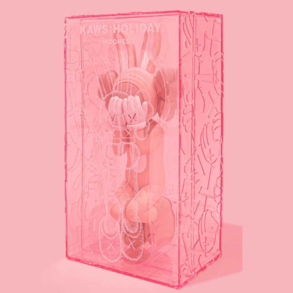 Kaws Holiday Indonesia Pink 12″ figure (2023) ‣ Monkey Paw México