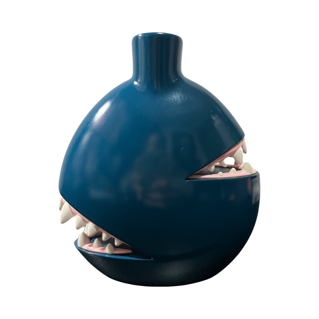 Biting Vase Deep Blue 7 Figure By Josh Divine 01 | Monkey Paw Mexico