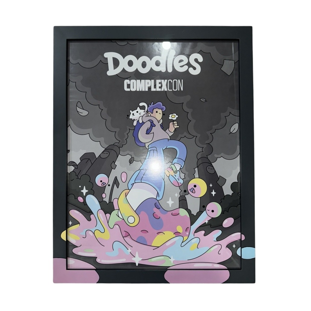Doodles X Crocs Complex Con Exclusive 67x53cm Custome Frame (2023) 01 | Monkey Paw Mexico