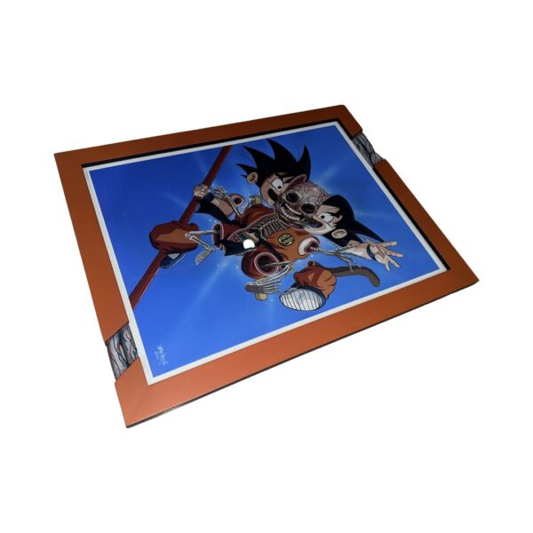 Nychos Goku Anatomy 65x65cm Custome Frame (2023) 03 | Monkey Paw Mexico