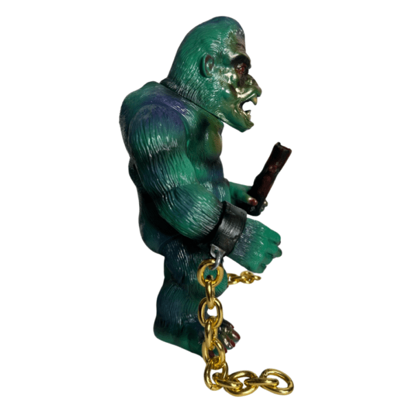 Oozalu Mettalic Green Edition 9.5 Figure By Siccaluna (One Off) 04 | Monkey Paw Mexico