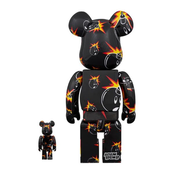 The Hundreds Adam Bomb 400% + 100% Bearbrick (Dcon Exclusive) 02 | Monkey Paw Mexico