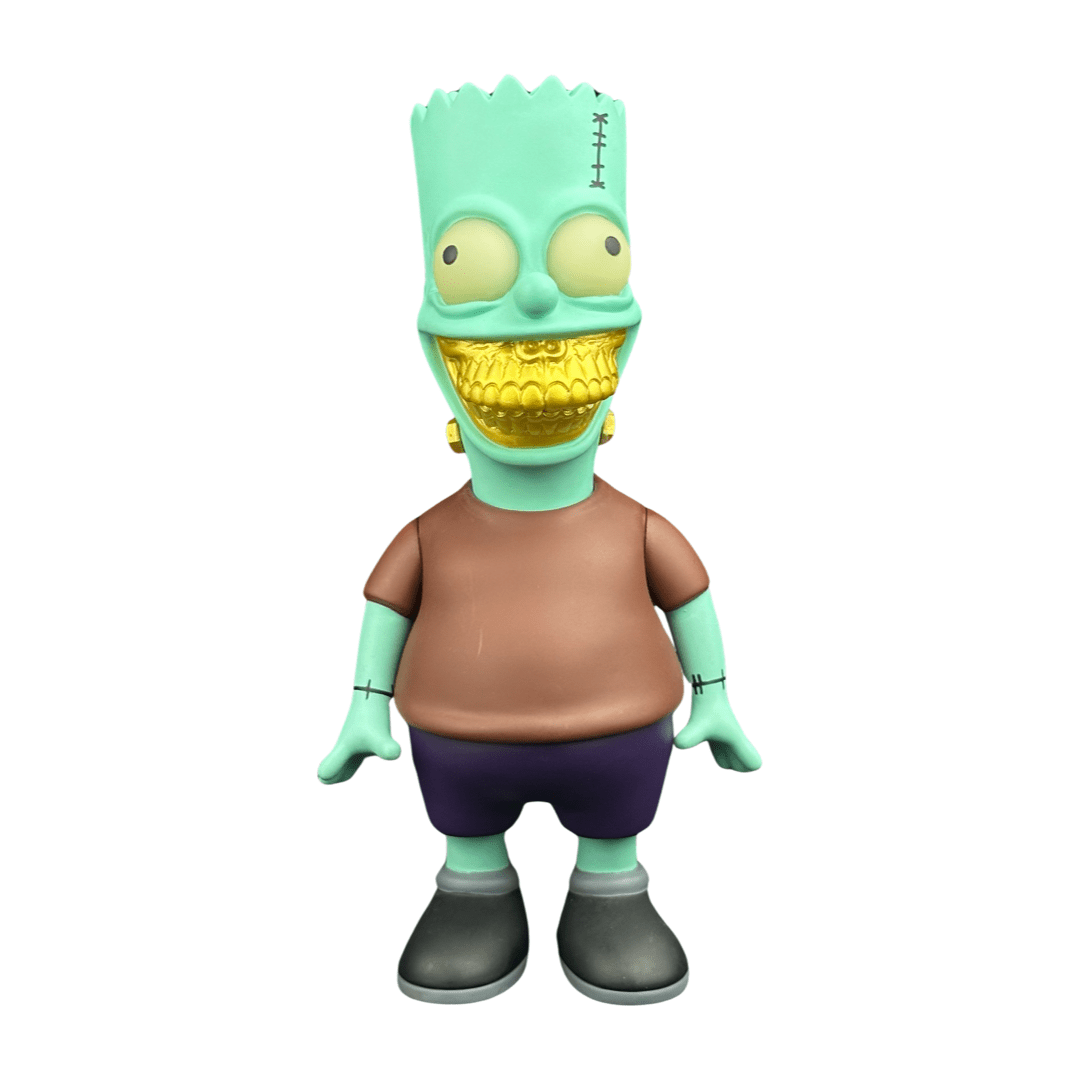 Simpsons Bart Grin Zombie Gold Edition 8 Figure By Ron English (2015) 03 | Monkey Paw Mexico