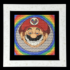 Acid Mario 30x30 cm Framed Print By Vincent Gordon
