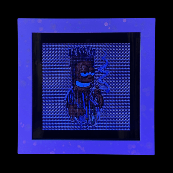 Bart Poppa 30x30 cm Framed Print By Vincent Gordon 02 | Monkey Paw Mexico