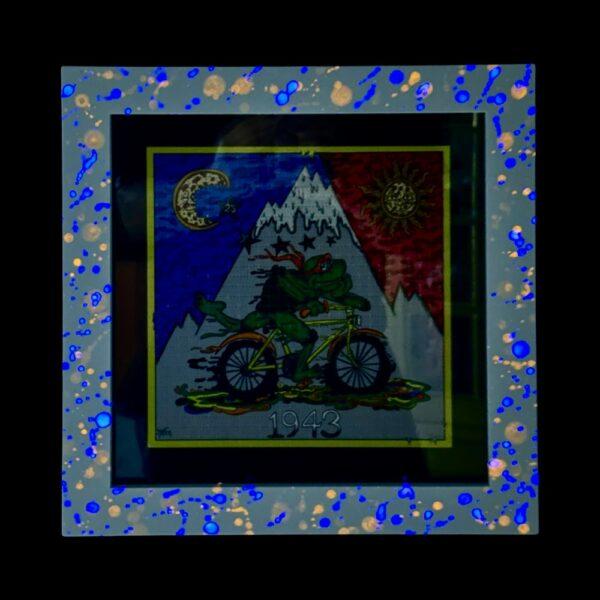 Bike Day 2023 Blotter Art 30x30 Cm Framed Print By Vincent Gordon 02 | Monkey Paw Mexico