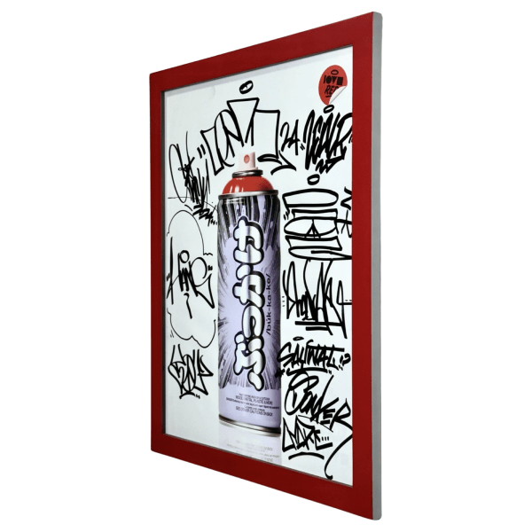 Bukkake Spray Paint 70x55 cm Framend Print By Slick (Love Crew Signed) Heaven Is What You Make It 70x55 Cm Framed Print By Kozik X Mark Jacobs 01 | Monkey Paw Mexico