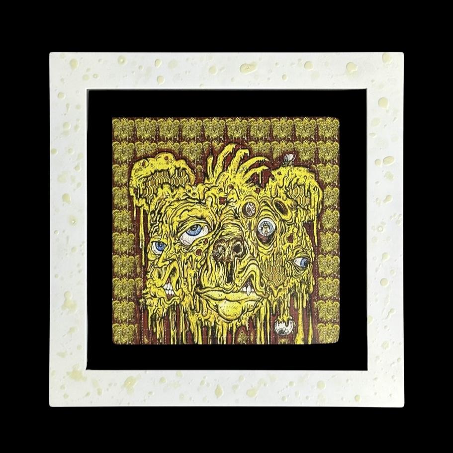 Coyle Bear 30x30 cm Framed Print By Vincent Gordon 01 | Monkey Paw Mexico