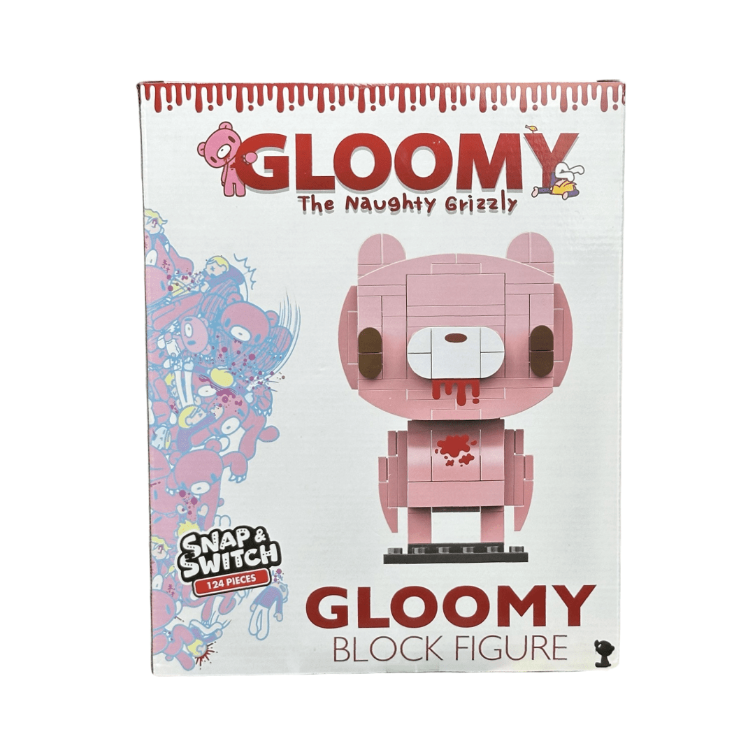 Gloomy The Naughty Grizzly 3" Block Figure 01 | Monkey Paw Mexico