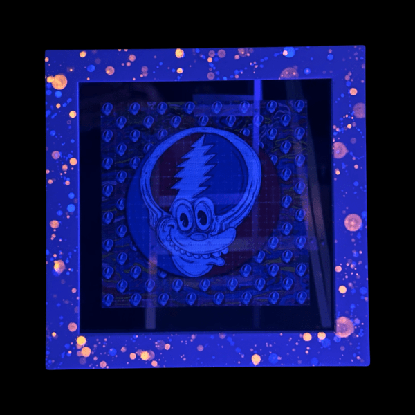 Grateful Dead 30x30 cm Framed Print By Vincent Gordon 02 | Monkey Paw Mexico
