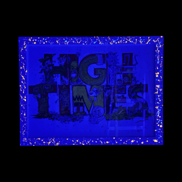 High Times Mural (Official) 51x67 cm Framed Print By Vincent Gordon 03 | Monkey Paw Mexico