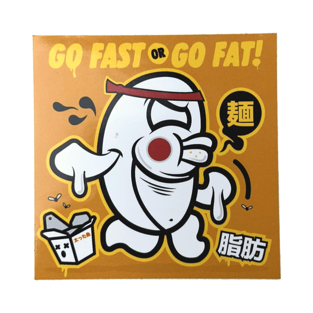 Merioone Fishes Invasion Japan Noodles Sticker 01 | Monkey Paw Mexico