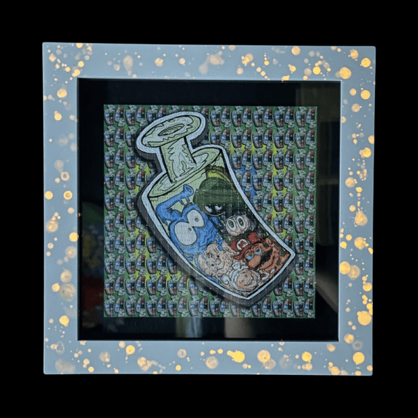Snorkels 30x30 cm Framed Print By Vincent Gordon 03 | Monkey Paw Mexico