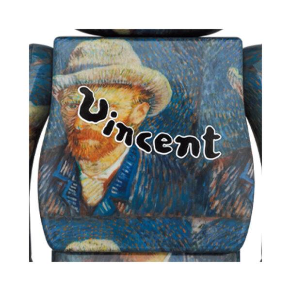 Be@rbrick 1000% [Van Gogh Museum] Self-Portrait With Grey Felt Hat 27.5" Figure 02 | Monkey Paw Mexico