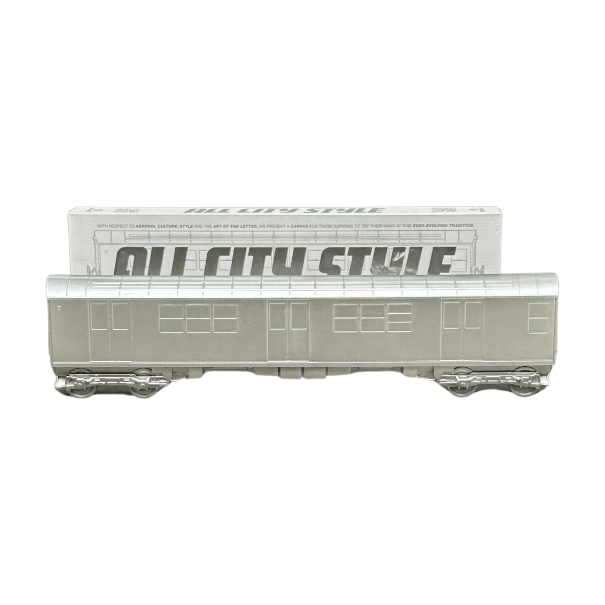 All City Style Silver Train 20" Figure 01 |Monkey Paw Mexico