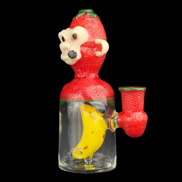 Smoke Chimp Strawberry Edition 6.5 Rig By The Glass Fish (Complete Set) 02 | Monkey Paw Mexico