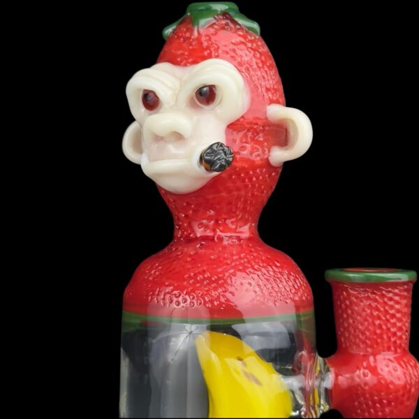 Smoke Chimp Strawberry Edition 6.5 Rig By The Glass Fish (Complete Set) 04 | Monkey Paw Mexico