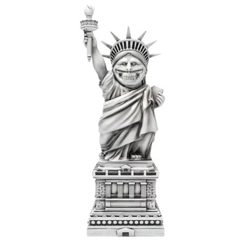 Lady Liberty Grin X Bait 22" Figure by Ron English 01 Monkey Paw Mexico