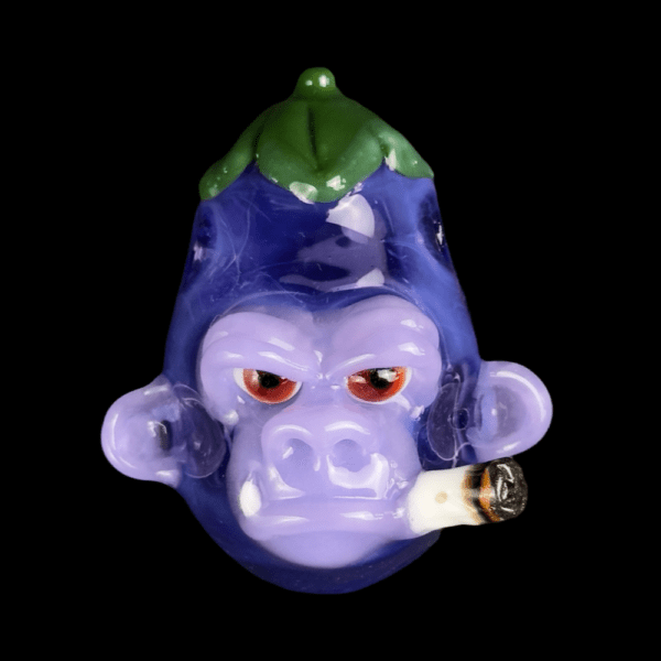 Smoke Chimp Eggplant Edition 6.5 Rig By The Glass Fish (Complete Set) 08 | Monkey Paw Mexico