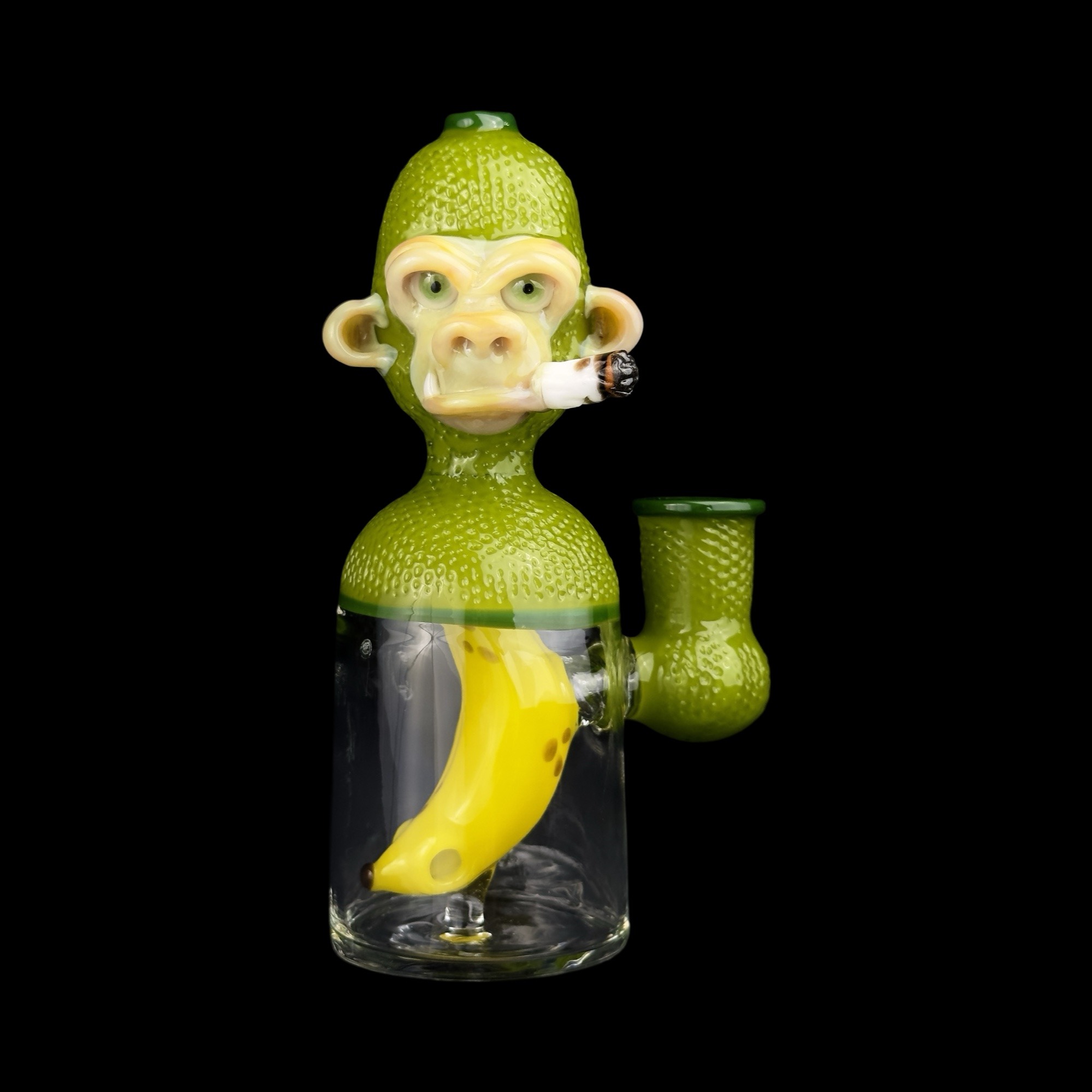 Smoke Chimp Lemon Edition 6.5 Rig By The Glass Fish (Complete Set) 01 | Monkey Paw Mexico