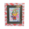 Yin Yang Clown Framed Print 33x33cm By Ron English