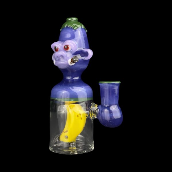 Smoke Chimp Eggplant Edition 6.5 Rig By The Glass Fish (Complete Set) 03 | Monkey Paw Mexico