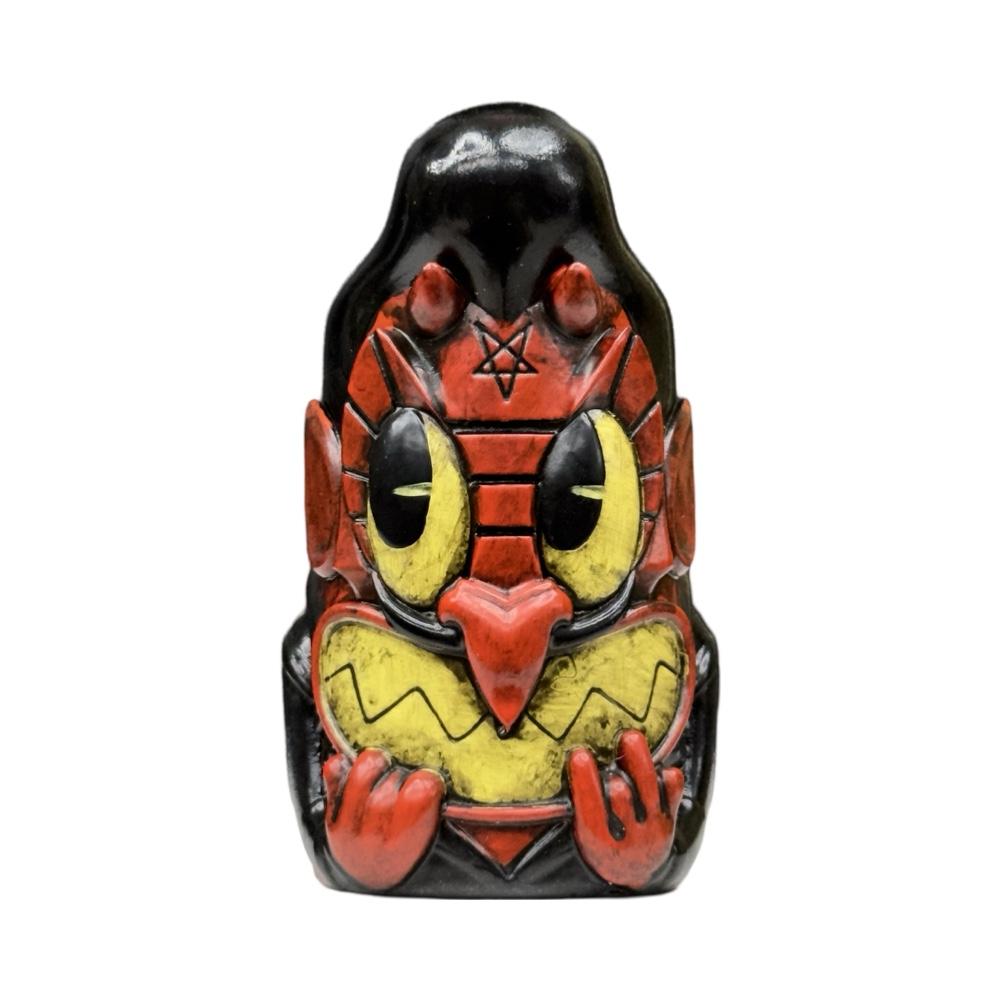 Resin Devil Tiki Idol 4" Figure 01 | Monkey Paw Mexico