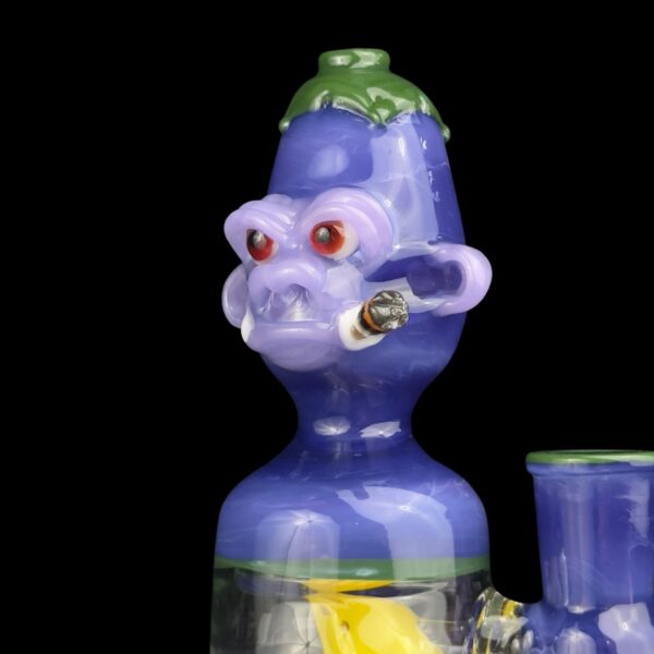 Smoke Chimp Eggplant Edition 6.5 Rig By The Glass Fish (Complete Set) 05 | Monkey Paw Mexico