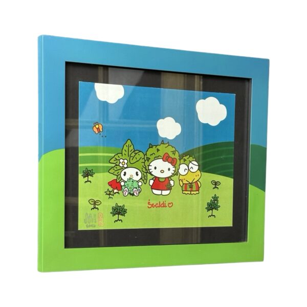 Hello Kitty Friends 31x36 cm Framed Print By Jualdi 02 Monkey Paw Mexico