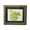 Herbal Dragon 33x30 cm Framed Original Artwork By Jualdi