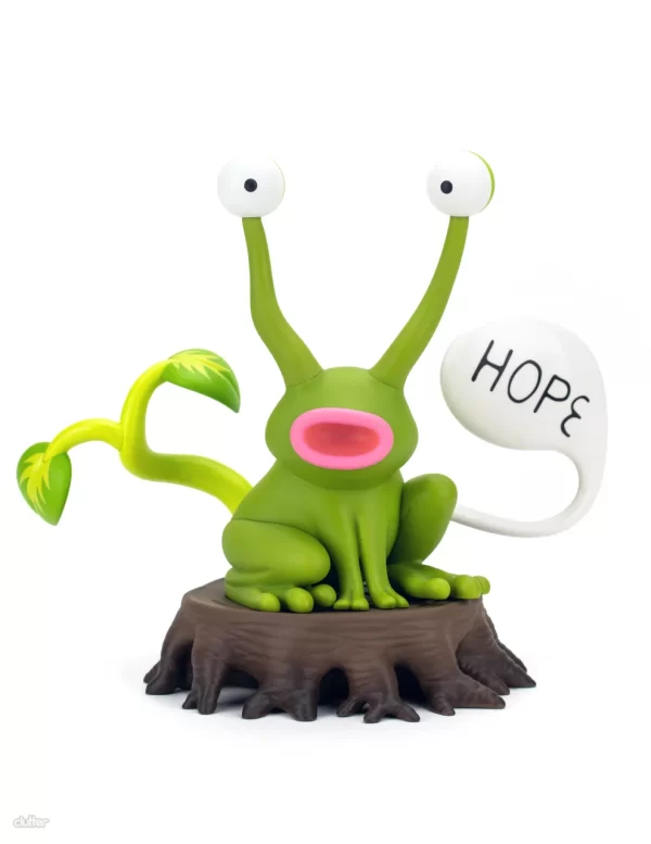 Jeremiah the Innocent Frog Hope 10" Figure By Daniel Johnston 01 Monkey Paw Mexico