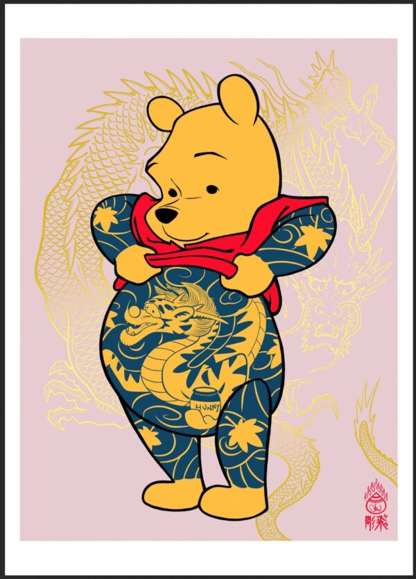 Tatpooh Golden Dragon 42.8 x 60 cm Print by Jee Saya (Monkey Paw Exclusive)Tatpooh Golden Dragon 42.8 x 60 cm Print by Jee Saya (Monkey Paw Exclusive) Monkey Paw Mexico