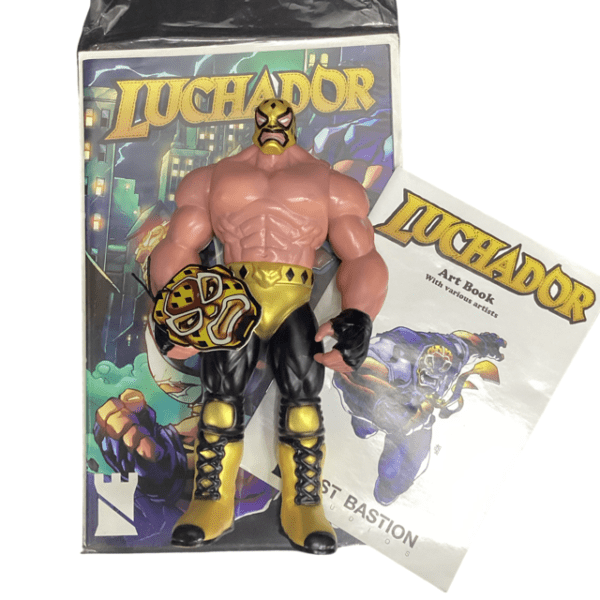 Movie Premiere King Jaguar Luchador 9" Figure By Wes Allard