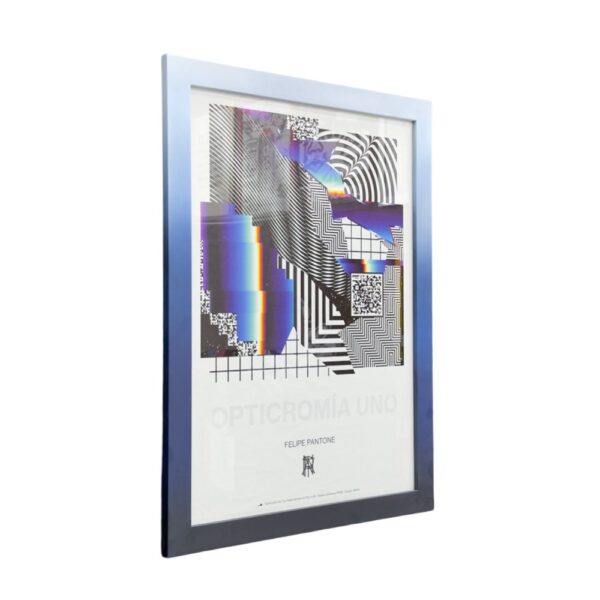 Opticromia Uno Framed Print 50 x 70 cm By Felipe Pantone Monkey Paw Mexico