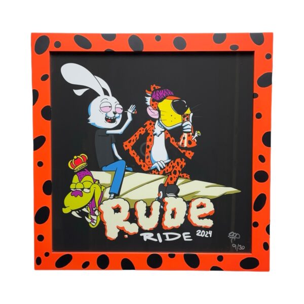 Rude Ride Framed Print By 0choz x D House (Mexico Exclusive)