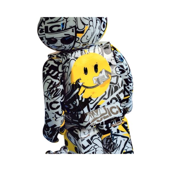 All Over Pattern Print Bearbrick 400% & 100% By OG Slick (DCON24 Exclusive) 02 | Monkey Paw México