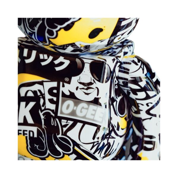 All Over Pattern Print Bearbrick 400% & 100% By OG Slick (DCON24 Exclusive) 03 | Monkey Paw México