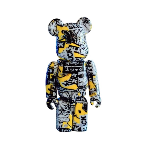 All Over Pattern Print Bearbrick 400% & 100% By OG Slick (DCON24 Exclusive) 04 | Monkey Paw México