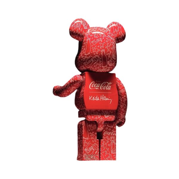 Coca Cola Bearbrick 400% & 100% By Keith Haring 01 | Monkey Paw México