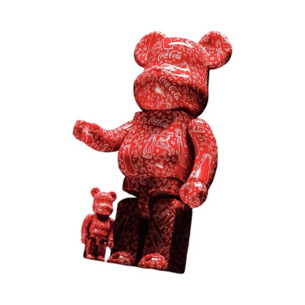 Coca Cola Bearbrick 400% & 100% By Keith Haring 02 | Monkey Paw México