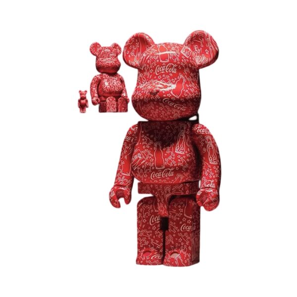 Coca Cola Bearbrick 400% & 100% By Keith Haring 04 | Monkey Paw México