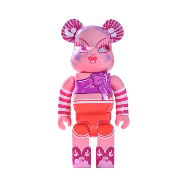 Pink Pastel Doll Bearbrick 400% & 100% By Fafi (DCON24 Exclusive) 01 | Monkey Paw México