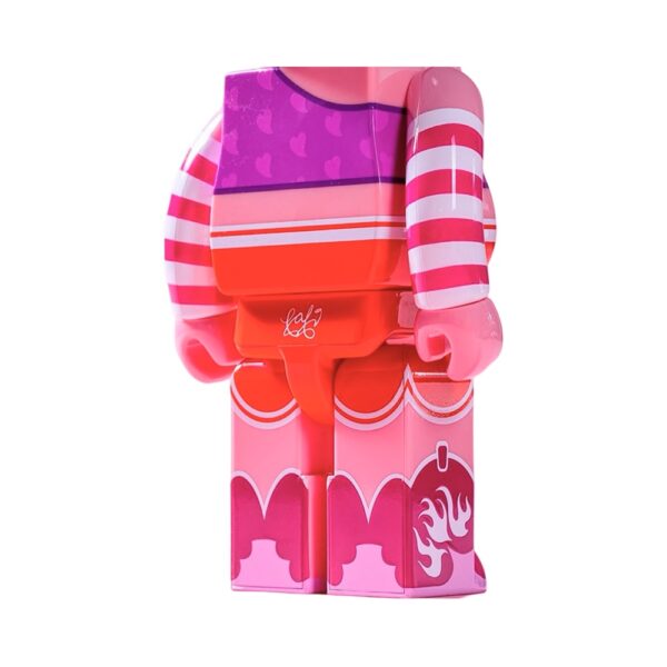 Pink Pastel Doll Bearbrick 400% & 100% By Fafi (DCON24 Exclusive) 03 | Monkey Paw México