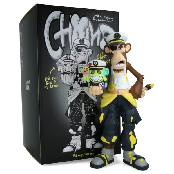 CHXMP Bored Ape 10" Figure By Mighty Jaxx Monkey Paw Mexico