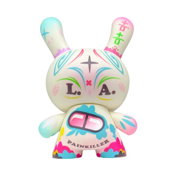 Dunny White Heat 8" Figure By Thomas Han Monkey Paw Mexico