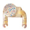 Medicom Toy Kubrick 400% (clear) By Recon Futura X Bearbrick 07 | Monkey Paw Mexico