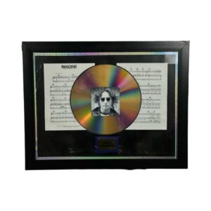 Imagine Vinyl 68 x 54 cm Framed Piece (2) | Monkey Paw Mexico